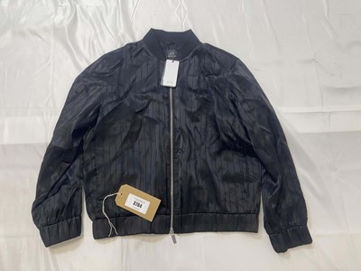Lot 3784 - Armani Exchange blouson jacket in black size M...