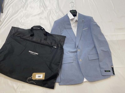 Lot 3788 - Remus Uomo light blue suit blazer jacket size...