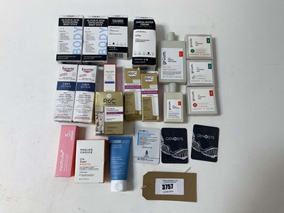 Lot 3757 - Selection of skincare by Roc, Inkey List,...