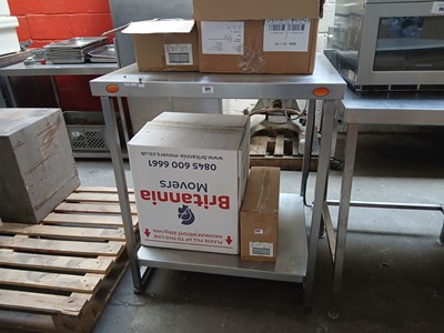 Lot 311 - Stainless steel preparation table