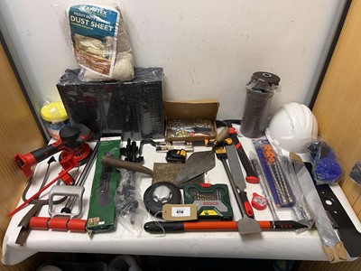 Lot 4710 - Tools and DIY selection to include a cordless...