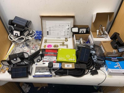 Lot 4712 - Electricals and plumbing to include solar...