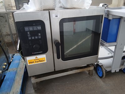 Lot 350 - 95cm Electric Convotherm twin stack...