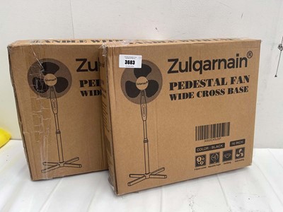 Lot 3683 - 2 16" pedestal fans