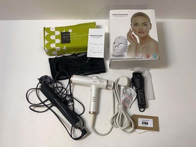 Lot 3760 - Selection of electrical beauty products Beauty...