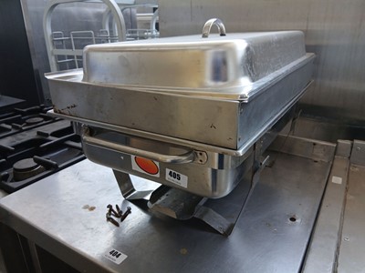 Lot 405 - Chafing dish set