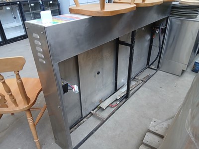 Lot 581 - Stainless steel unit cookline