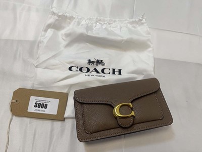 Lot 3908 - Coach New York the tabby bag in dark stone...