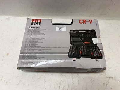 Lot 4721 - 216 pcs tool set