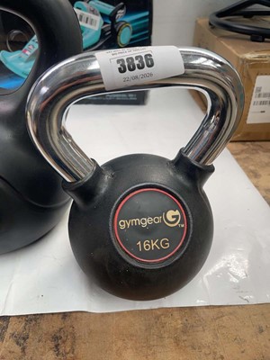 Lot 3836 - 16kg kettlebell