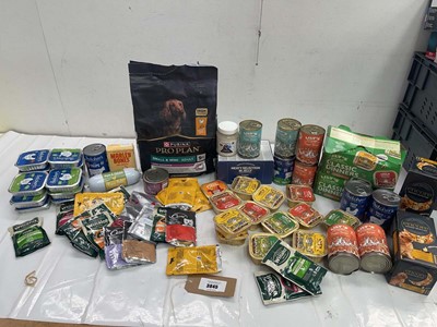 Lot 3845 - Dog dry and wet food including Purina, Butcher'...