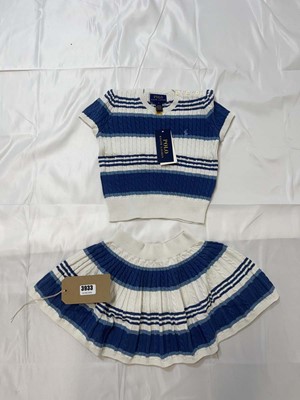 Lot 3933 - Ralph Lauren girls deckwash mini cable set...