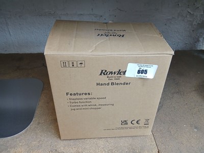 Lot 605 - Rowlett stick blender