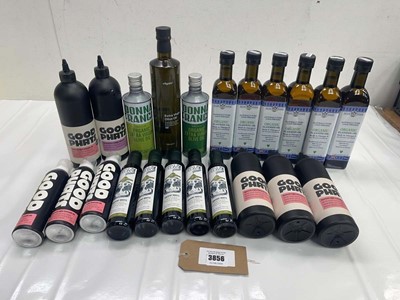 Lot 3856 - Olive oil, Avocado oil and organic Flaxseed oil