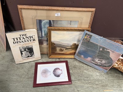Lot 32 - Three framed pictures to include a Sir William...