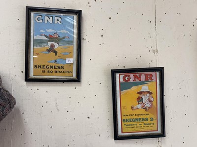 Lot 39 - Two framed and glazed advertising prints for G...