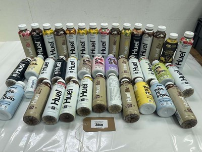 Lot 3859 - Nutritionally complete drinks including Huel,...