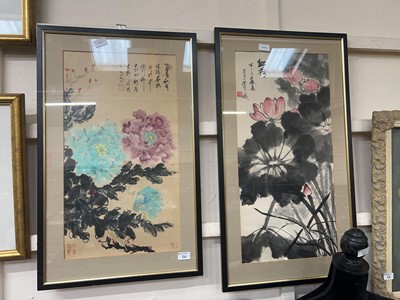 Lot 56 - Two framed and glazed oriental prints