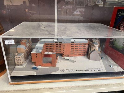 Lot 305 - A cased 1:200 scale model of 126-134...