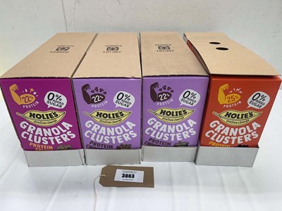 Lot 3863 - 24 packs Holie's Granola clusters