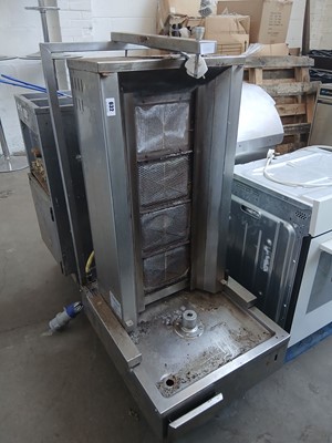 Lot 632 - Meltem gas rotary kebab grill