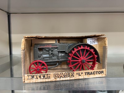 Lot 326 - A boxed metal Ertl Case "L" Tractor