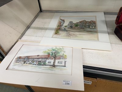 Lot 336 - Two unframed Glenda Rae pictures, one...