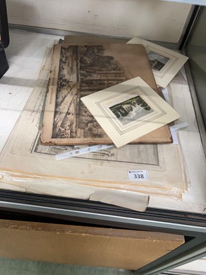 Lot 338 - An assortment of ephemera to include...