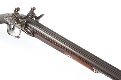 Lot 344 - (S58) An Exceptional 20 bore Flintlock Double...