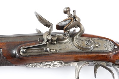 Lot 344 - (S58) An Exceptional 20 bore Flintlock Double...