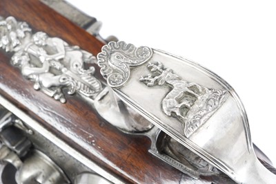 Lot 344 - (S58) An Exceptional 20 bore Flintlock Double...