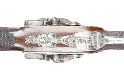 Lot 344 - (S58) An Exceptional 20 bore Flintlock Double...