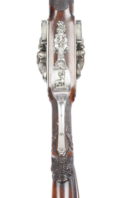 Lot 344 - (S58) An Exceptional 20 bore Flintlock Double...