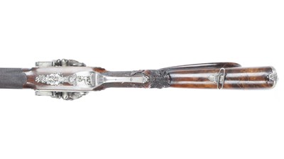 Lot 344 - (S58) An Exceptional 20 bore Flintlock Double...