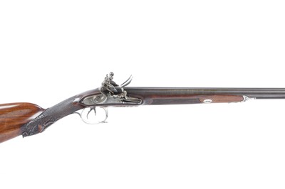 Lot 344 - (S58) An Exceptional 20 bore Flintlock Double...
