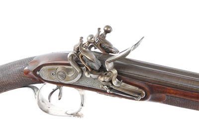 Lot 344 - (S58) An Exceptional 20 bore Flintlock Double...