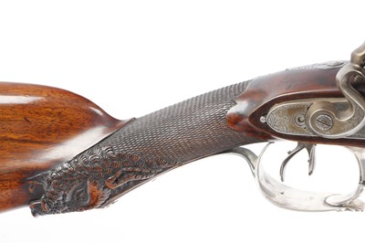 Lot 344 - (S58) An Exceptional 20 bore Flintlock Double...
