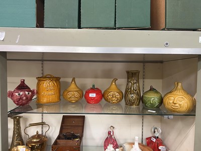 Lot 341 - Eight ceramic kitchen storage pots to include...