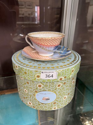 Lot 364 - A boxed Wedgwood 'Butterfly Bloom' cup and saucer
