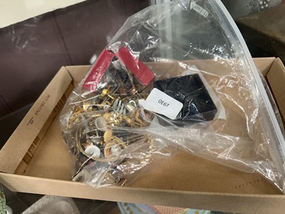 Lot 361 - A bag containing an assortment of costume...