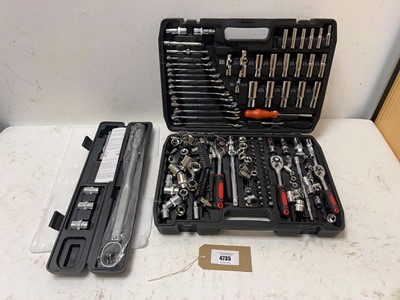 Lot 4735 - 216 pcs cased tool set together with a cased...