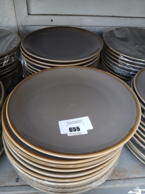 Lot 655 - Aprrox. 20x Olympia brown plates