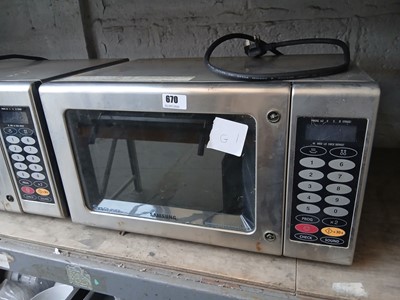 Lot 670 - Snackmate Samsung microwave oven