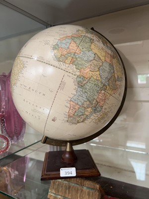 Lot 394 - A globe by The George F Cram Company Inc