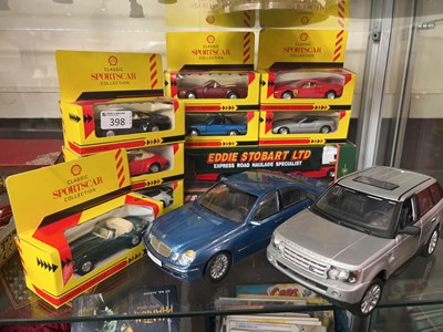 Lot 398 - Eight boxed Shell 'Classic Sports Car...