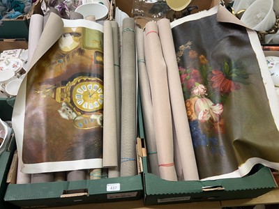 Lot 437 - Two trays containing a large assortment of...