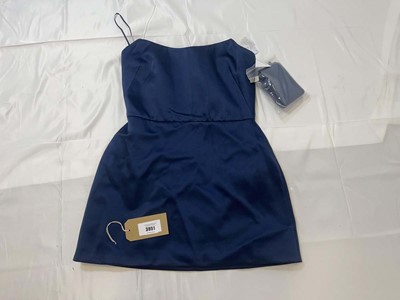 Lot 3951 - Nadine Merabi lola navy dress size L (bagged)