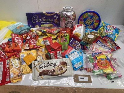 Lot 3866 - Large bag of assorted confectionery and crisps