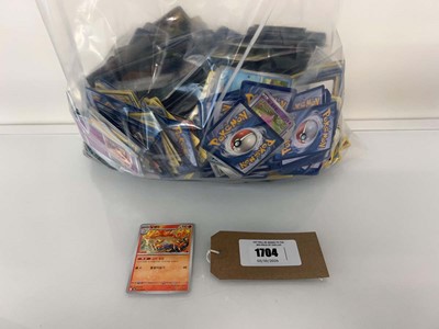 Lot 1704 - Bag containing quantity of loose Pokémon...