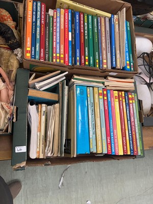 Lot 480 - Two trays of Haynes and other mechanics...